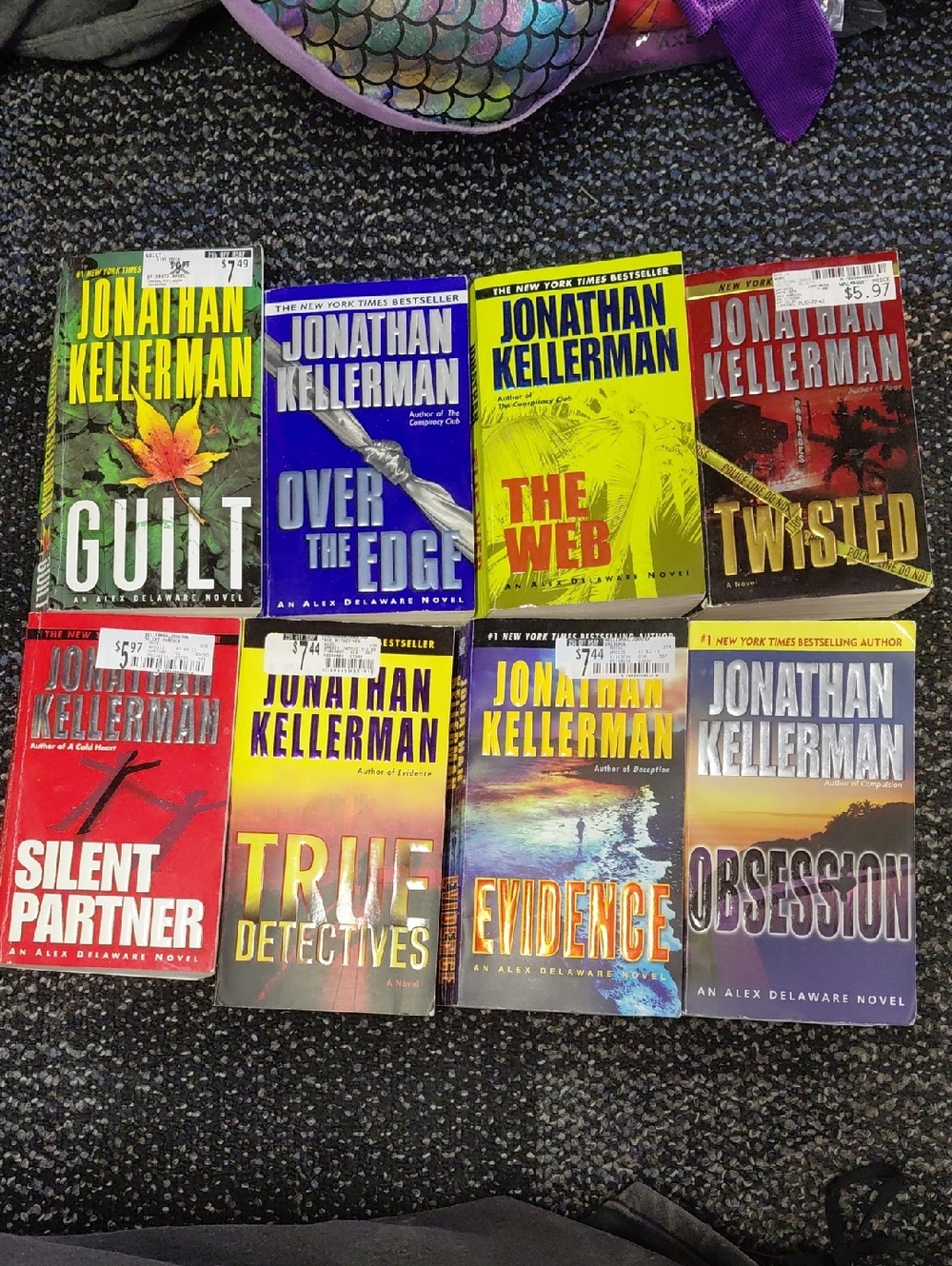 Jonathan Kellerman Alex Delaware Paperback Book Lot -
